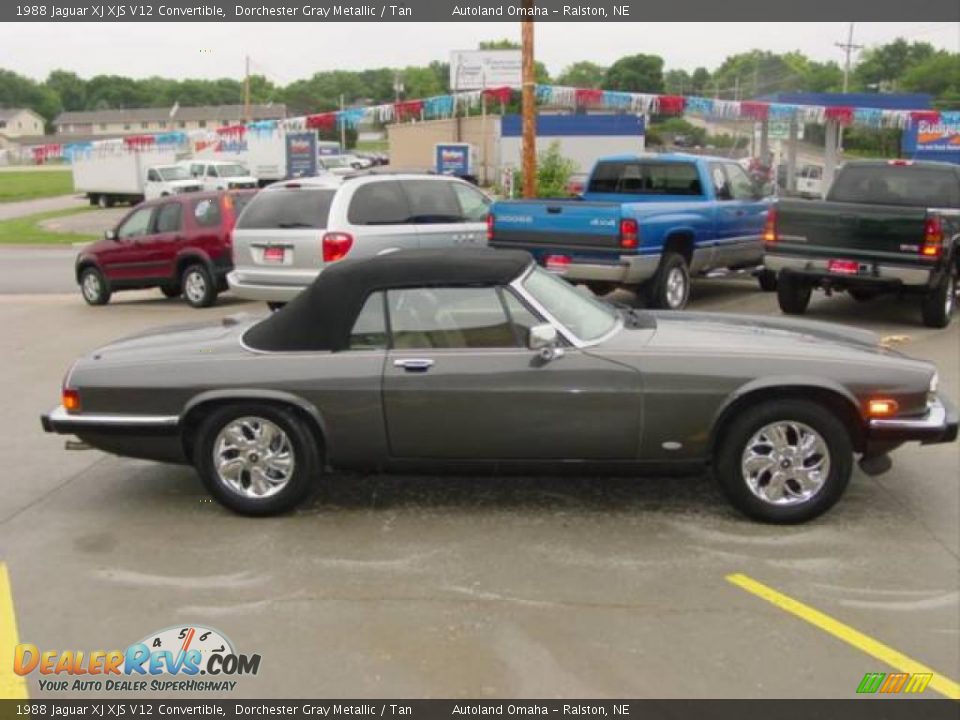 1988 Jaguar XJ XJS V12 Convertible Dorchester Gray Metallic / Tan Photo #1