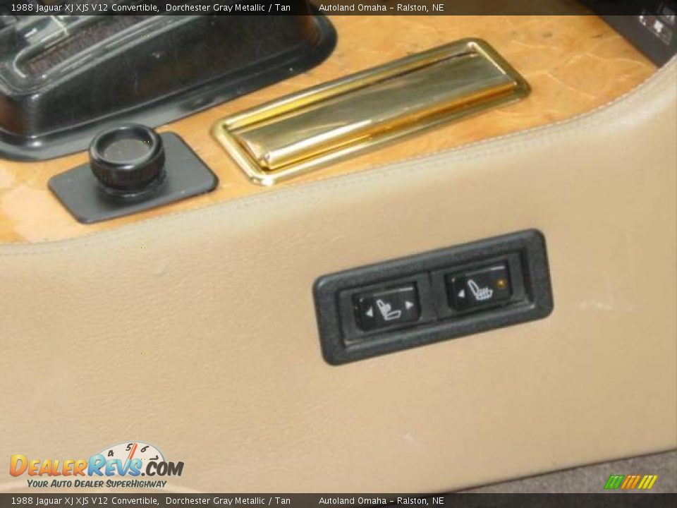 1988 Jaguar XJ XJS V12 Convertible Dorchester Gray Metallic / Tan Photo #16