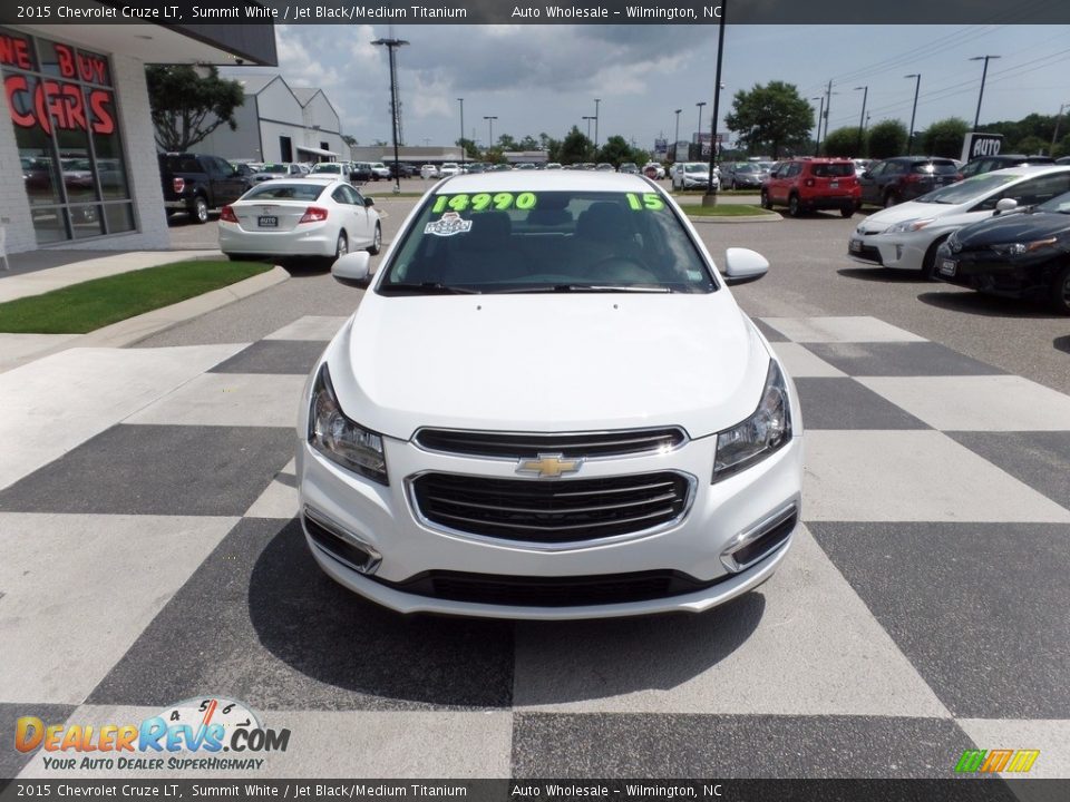 2015 Chevrolet Cruze LT Summit White / Jet Black/Medium Titanium Photo #2