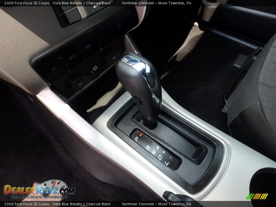 2009 Ford Focus SE Coupe Vista Blue Metallic / Charcoal Black Photo #26