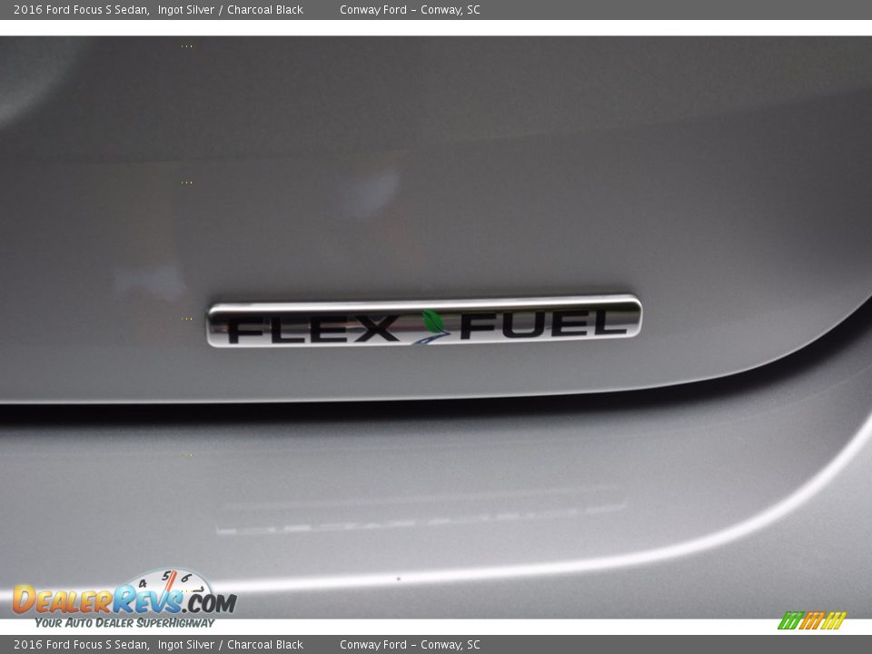 2016 Ford Focus S Sedan Ingot Silver / Charcoal Black Photo #4