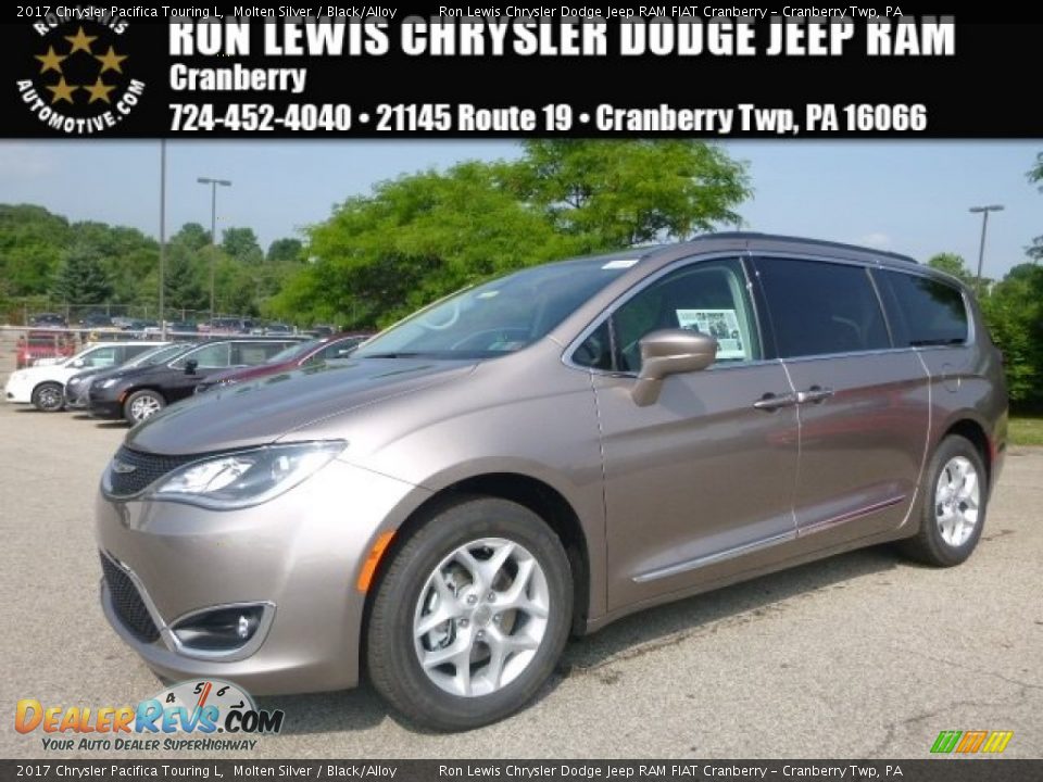 2017 Chrysler Pacifica Touring L Molten Silver / Black/Alloy Photo #1