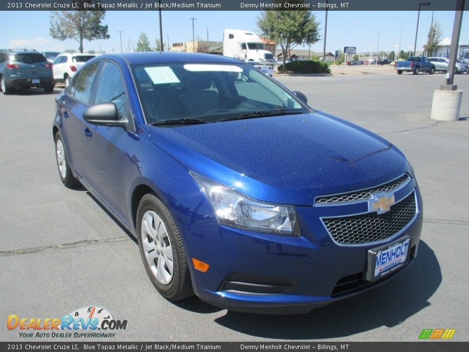 2013 Chevrolet Cruze LS Blue Topaz Metallic / Jet Black/Medium Titanium Photo #1