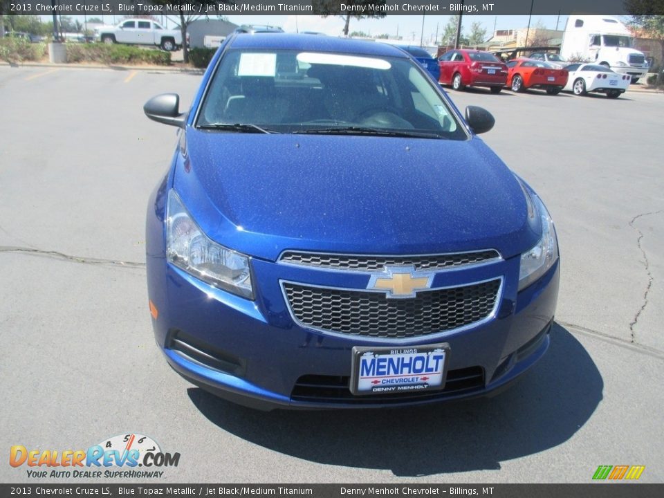 2013 Chevrolet Cruze LS Blue Topaz Metallic / Jet Black/Medium Titanium Photo #2
