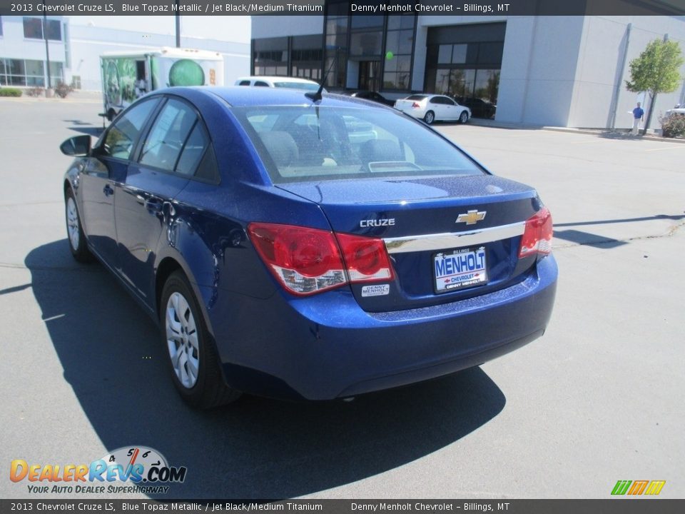 2013 Chevrolet Cruze LS Blue Topaz Metallic / Jet Black/Medium Titanium Photo #5