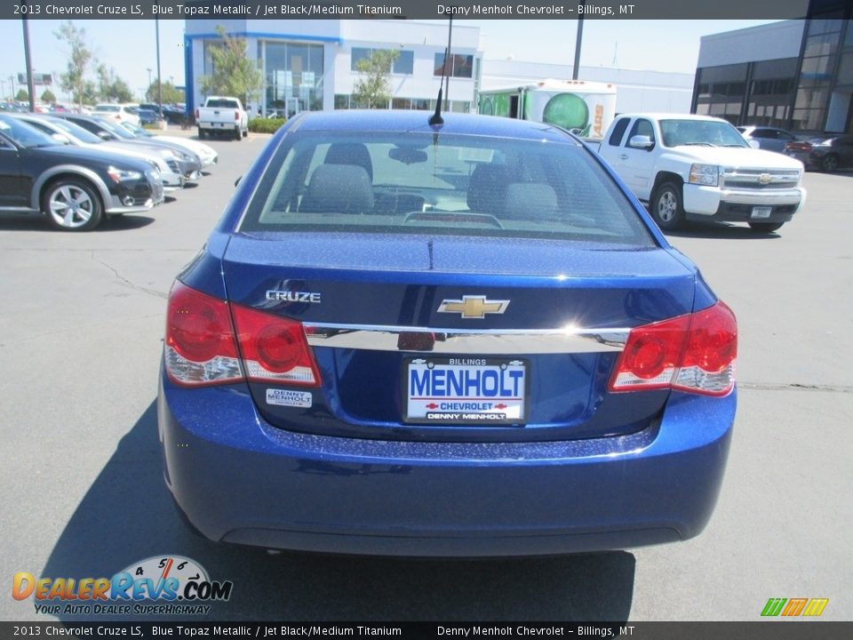 2013 Chevrolet Cruze LS Blue Topaz Metallic / Jet Black/Medium Titanium Photo #6