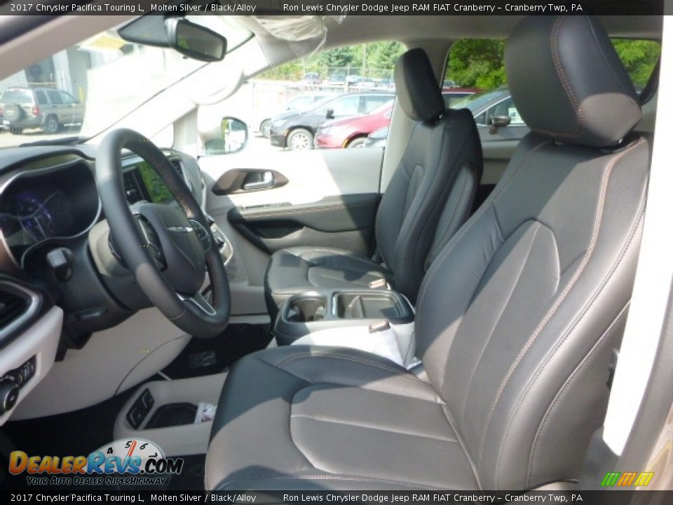 2017 Chrysler Pacifica Touring L Molten Silver / Black/Alloy Photo #13
