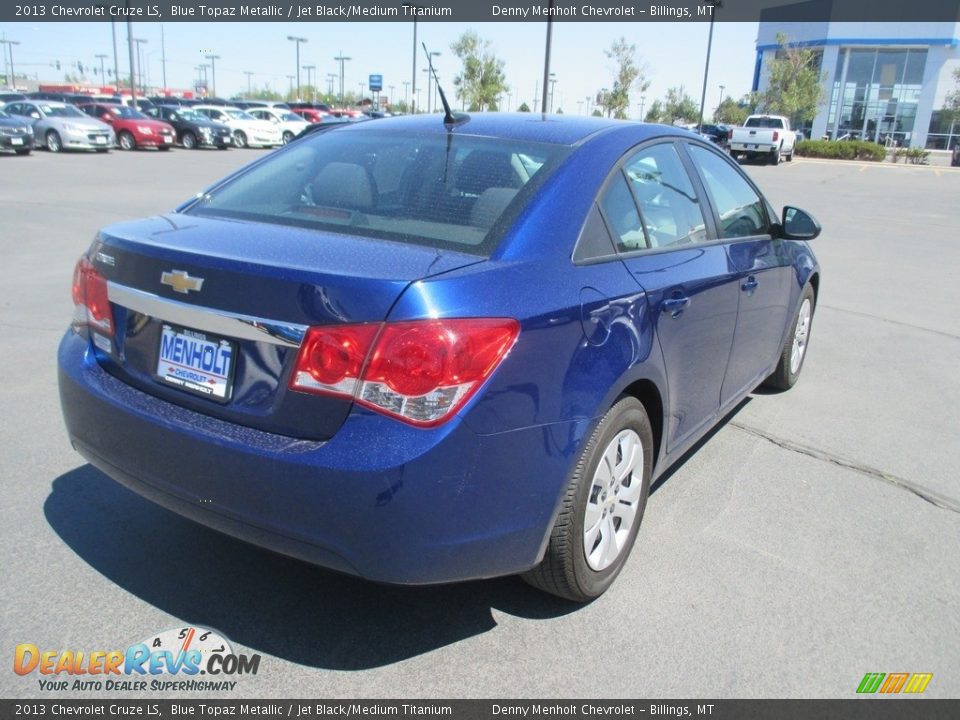 2013 Chevrolet Cruze LS Blue Topaz Metallic / Jet Black/Medium Titanium Photo #7