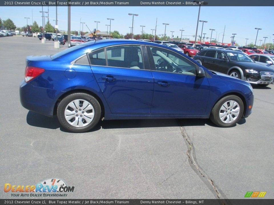 2013 Chevrolet Cruze LS Blue Topaz Metallic / Jet Black/Medium Titanium Photo #8
