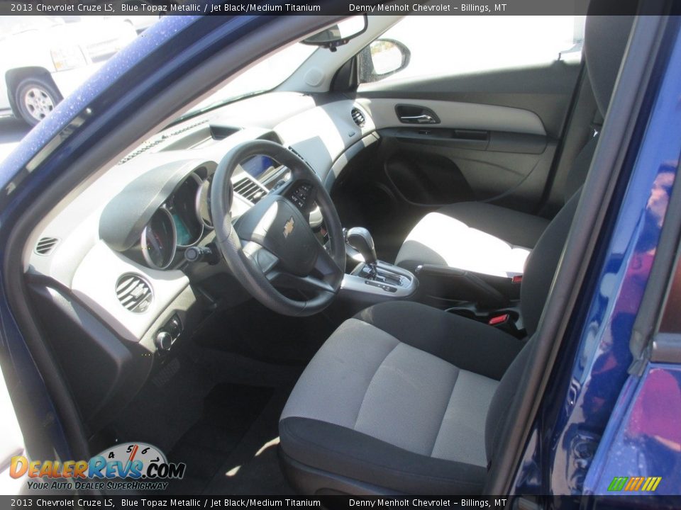 2013 Chevrolet Cruze LS Blue Topaz Metallic / Jet Black/Medium Titanium Photo #9