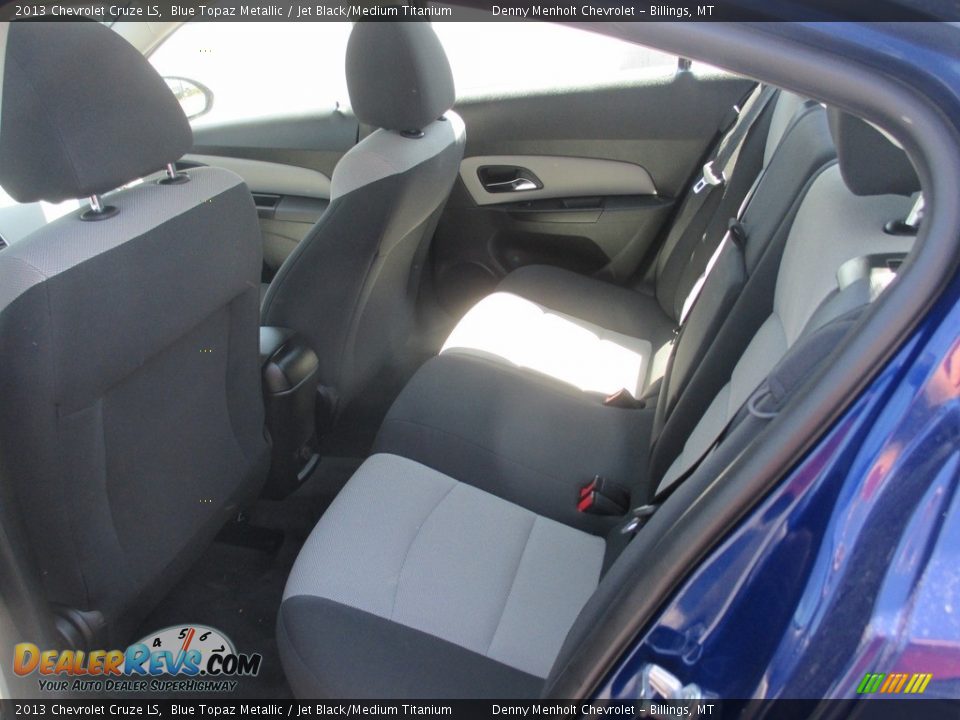 2013 Chevrolet Cruze LS Blue Topaz Metallic / Jet Black/Medium Titanium Photo #12