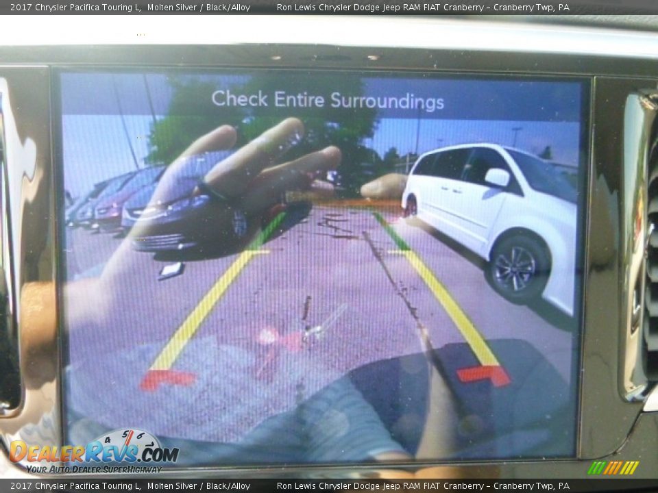 2017 Chrysler Pacifica Touring L Molten Silver / Black/Alloy Photo #20