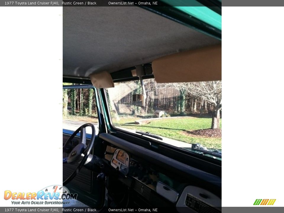 1977 Toyota Land Cruiser FJ40 Rustic Green / Black Photo #9