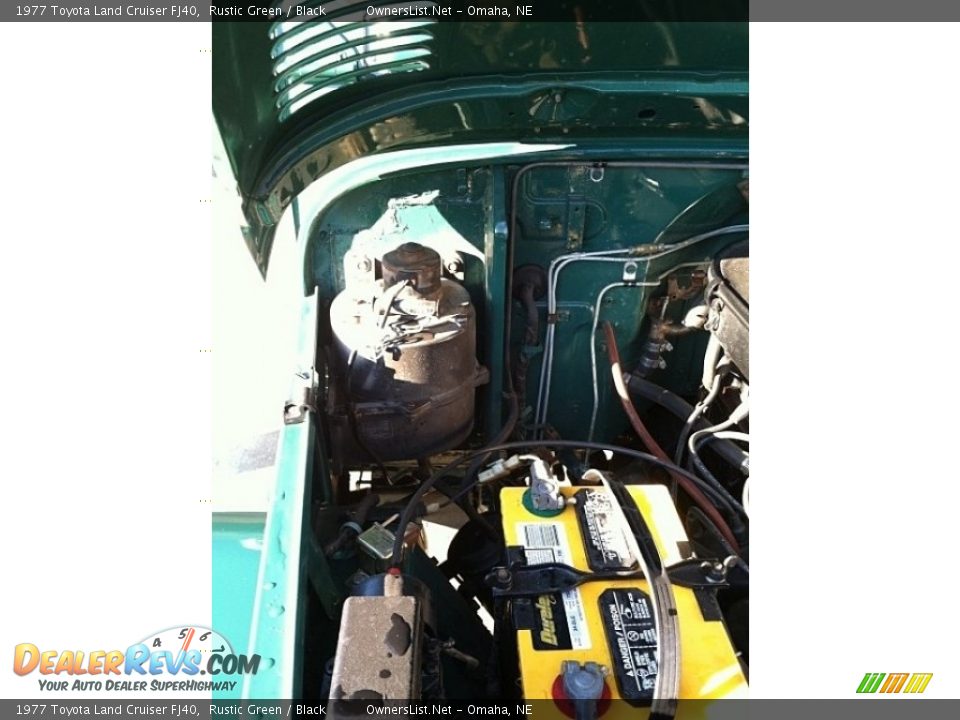 1977 Toyota Land Cruiser FJ40 Rustic Green / Black Photo #10