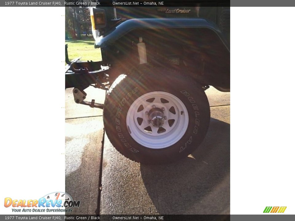 1977 Toyota Land Cruiser FJ40 Rustic Green / Black Photo #11