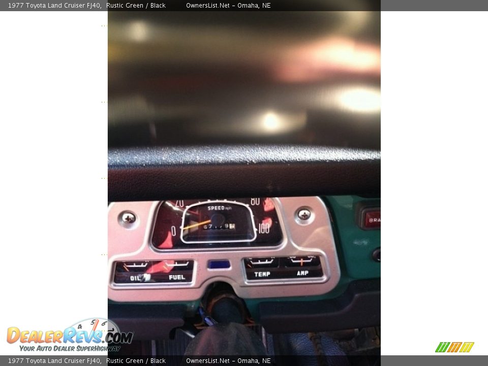 1977 Toyota Land Cruiser FJ40 Rustic Green / Black Photo #12