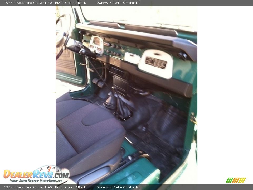 1977 Toyota Land Cruiser FJ40 Rustic Green / Black Photo #17