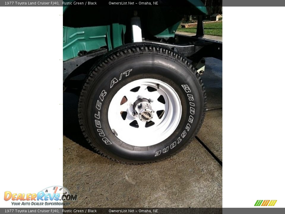 1977 Toyota Land Cruiser FJ40 Rustic Green / Black Photo #26