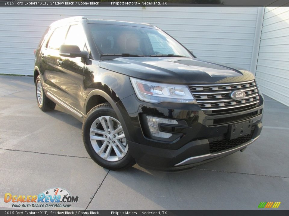 2016 Ford Explorer XLT Shadow Black / Ebony Black Photo #1