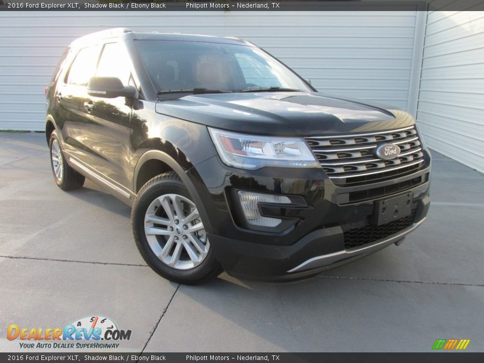 2016 Ford Explorer XLT Shadow Black / Ebony Black Photo #2