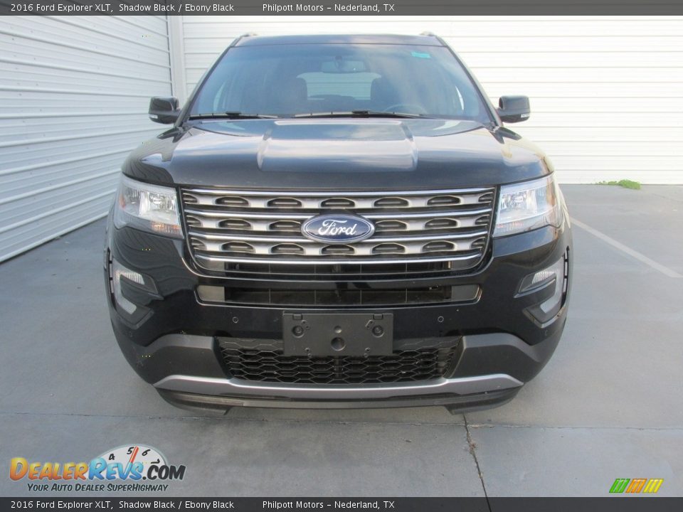 2016 Ford Explorer XLT Shadow Black / Ebony Black Photo #8