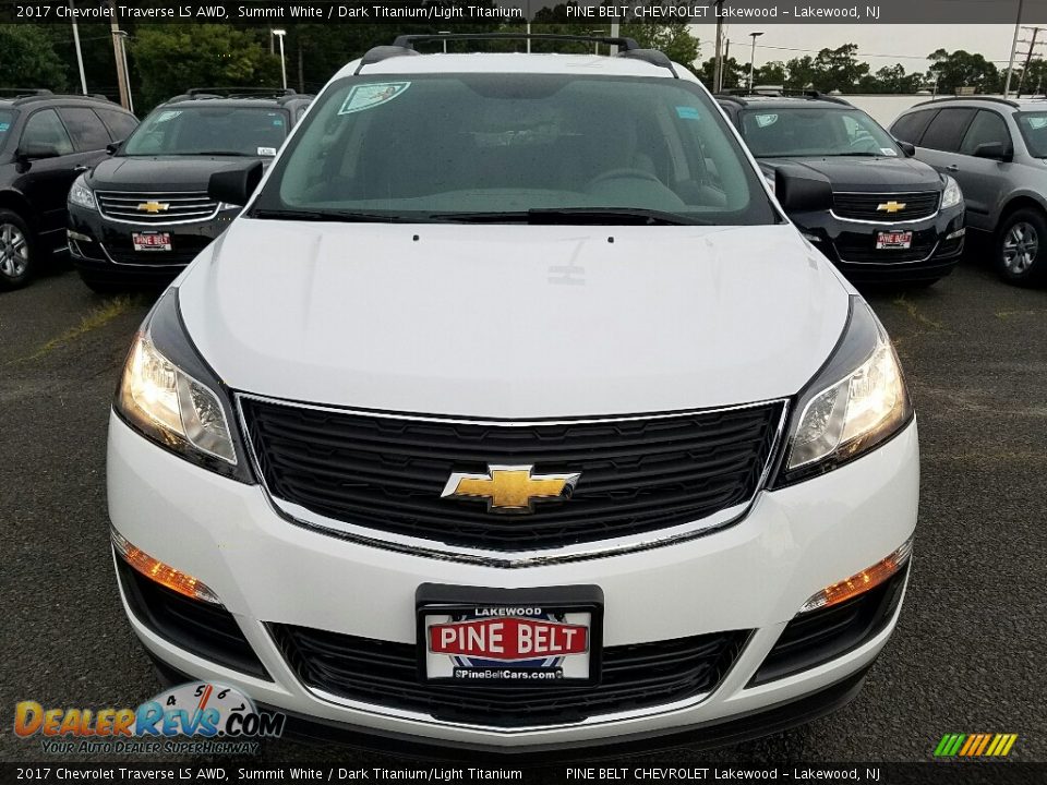 2017 Chevrolet Traverse LS AWD Summit White / Dark Titanium/Light Titanium Photo #2