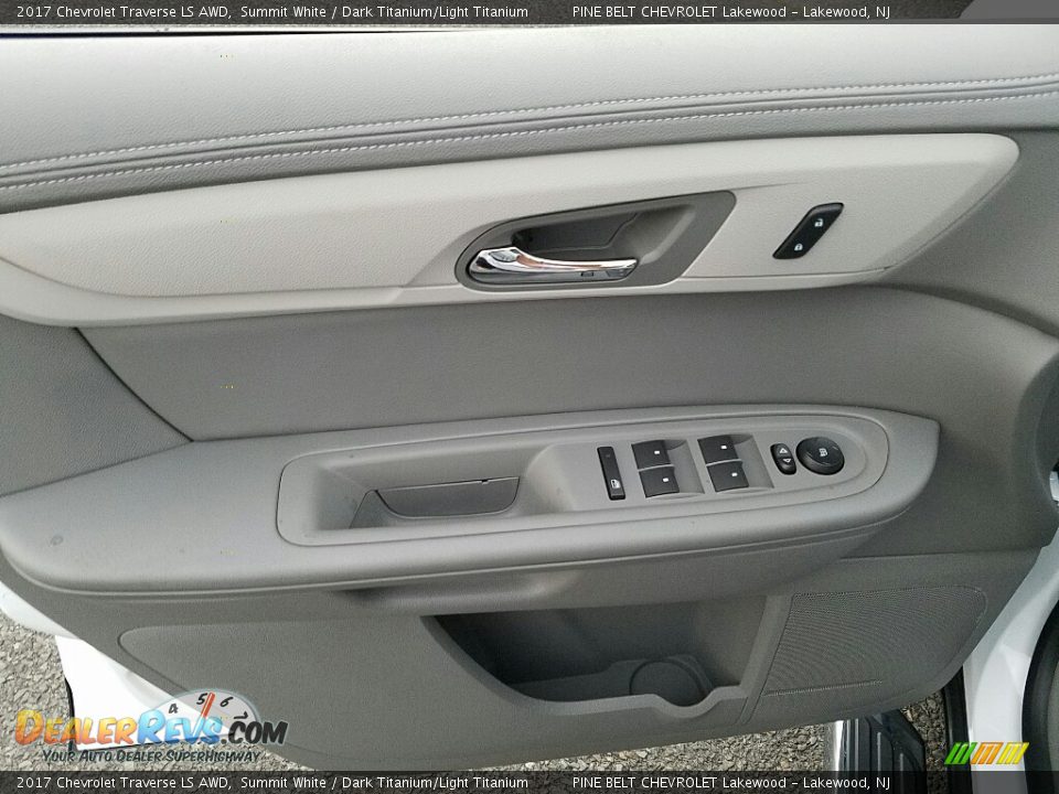 2017 Chevrolet Traverse LS AWD Summit White / Dark Titanium/Light Titanium Photo #7