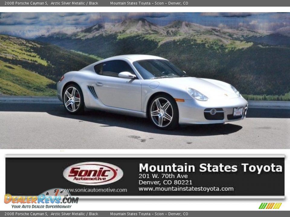 2008 Porsche Cayman S Arctic Silver Metallic / Black Photo #1