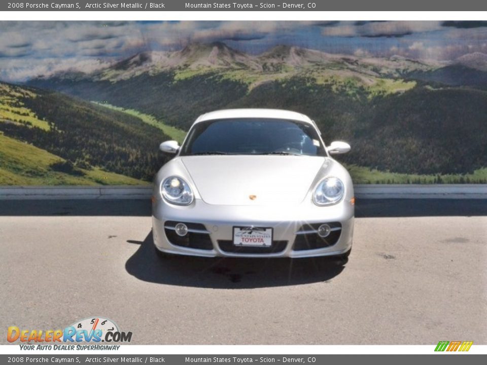 2008 Porsche Cayman S Arctic Silver Metallic / Black Photo #4