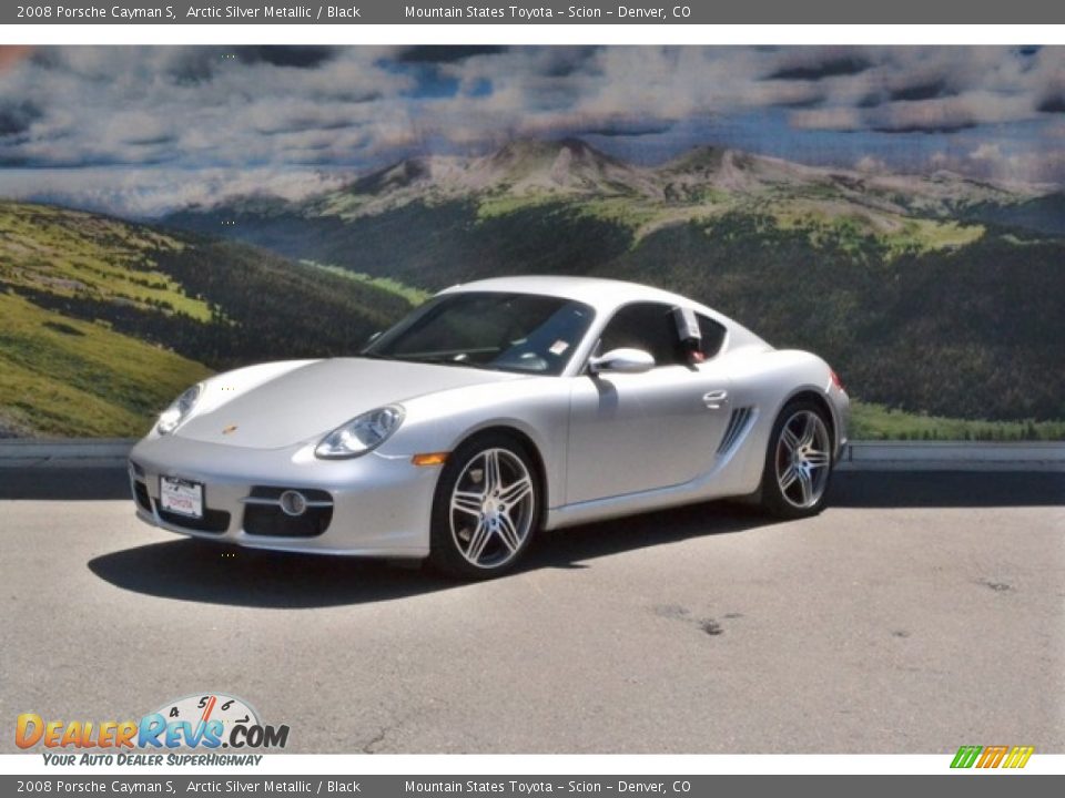 2008 Porsche Cayman S Arctic Silver Metallic / Black Photo #5