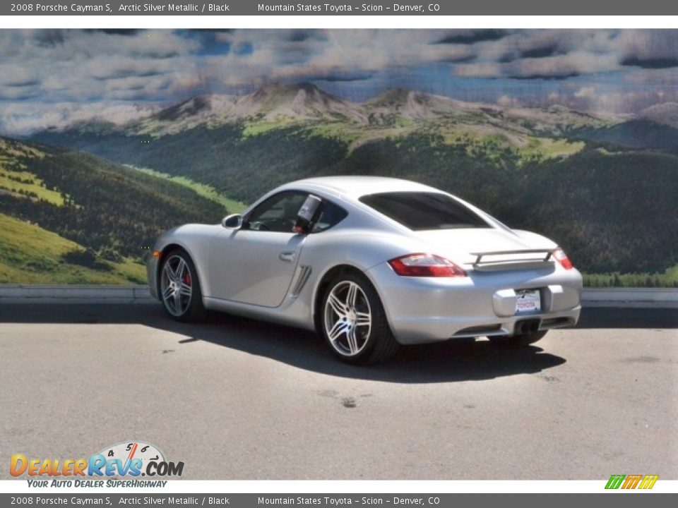 2008 Porsche Cayman S Arctic Silver Metallic / Black Photo #8