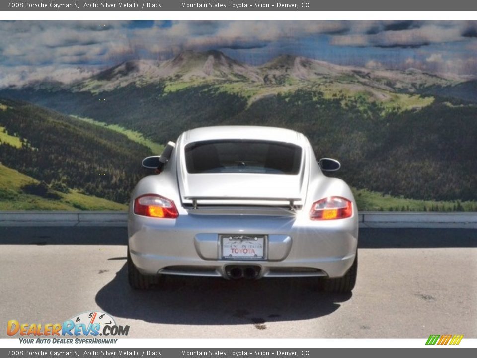 2008 Porsche Cayman S Arctic Silver Metallic / Black Photo #9