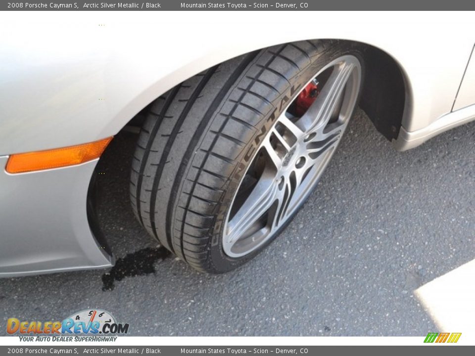 2008 Porsche Cayman S Arctic Silver Metallic / Black Photo #14