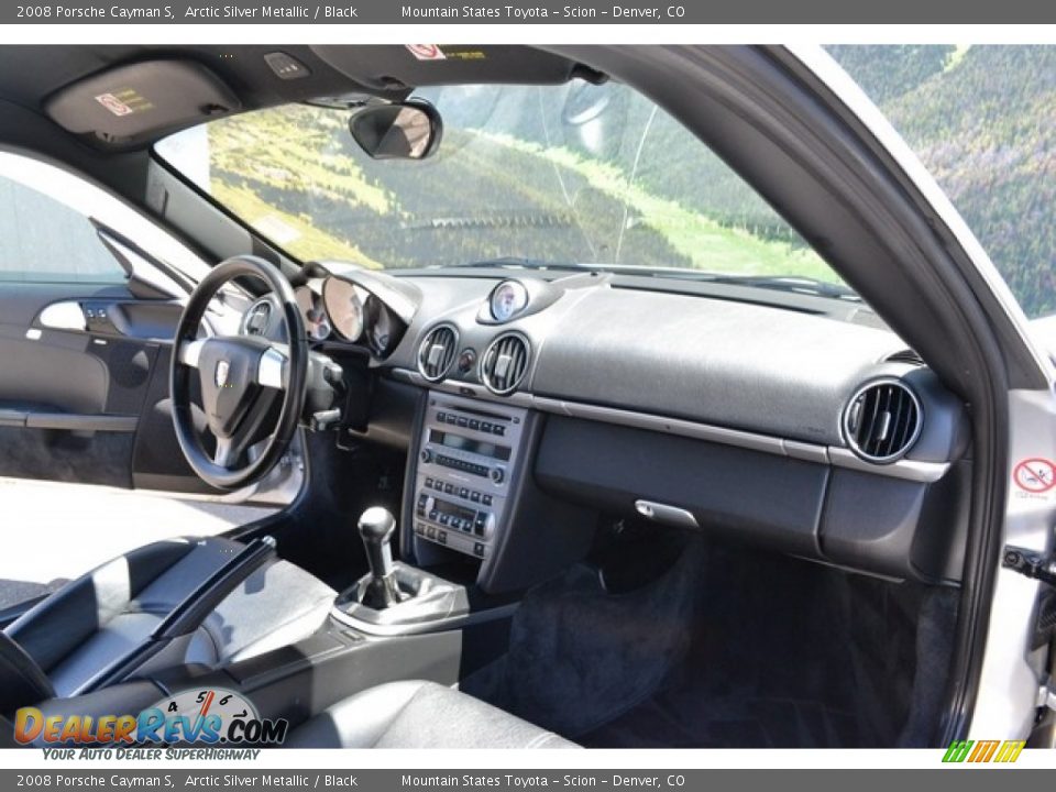 2008 Porsche Cayman S Arctic Silver Metallic / Black Photo #17
