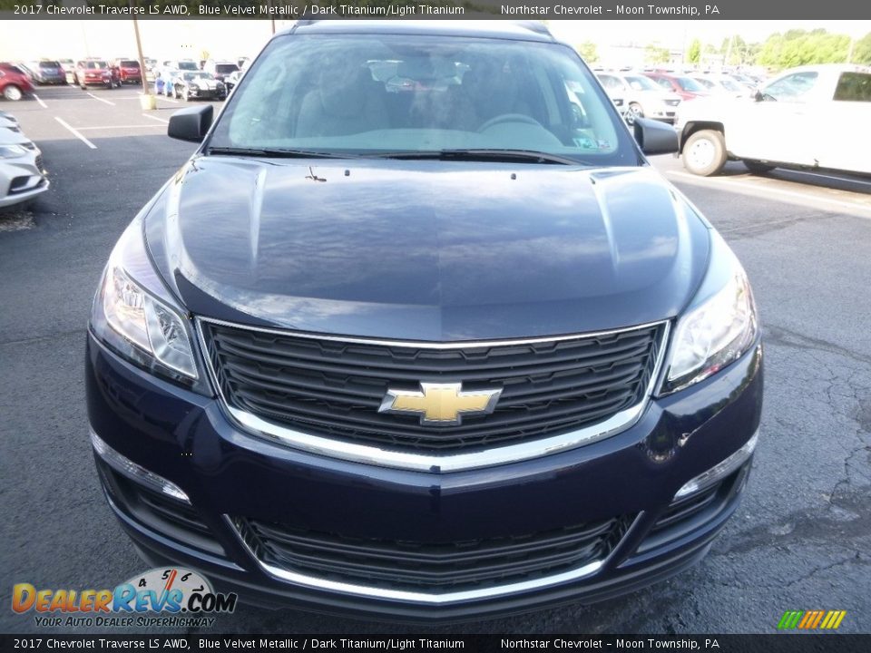 2017 Chevrolet Traverse LS AWD Blue Velvet Metallic / Dark Titanium/Light Titanium Photo #2