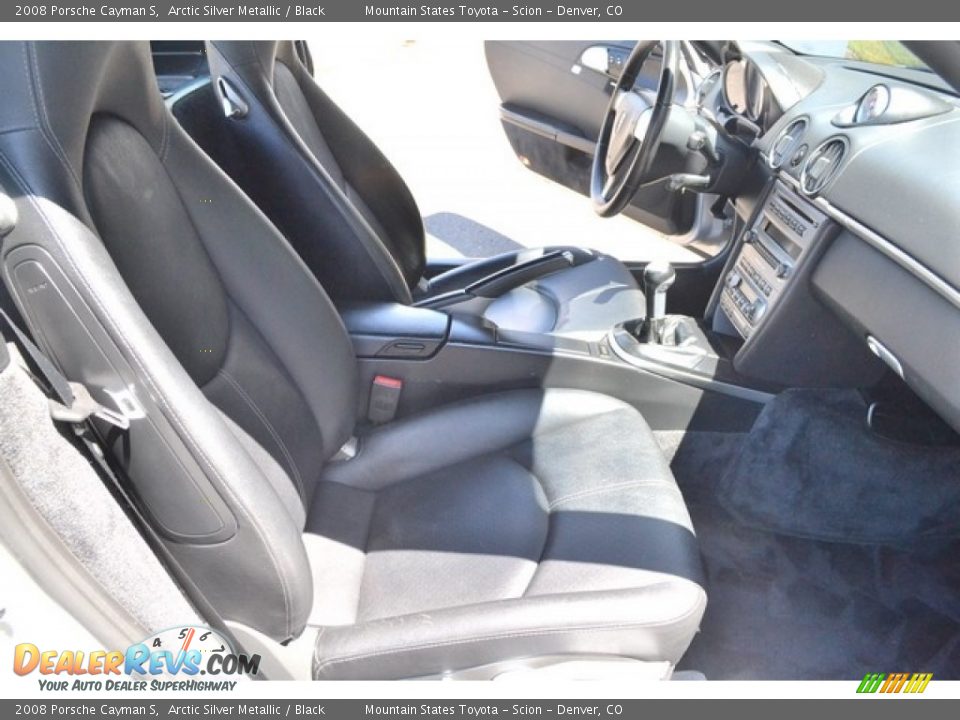 2008 Porsche Cayman S Arctic Silver Metallic / Black Photo #18