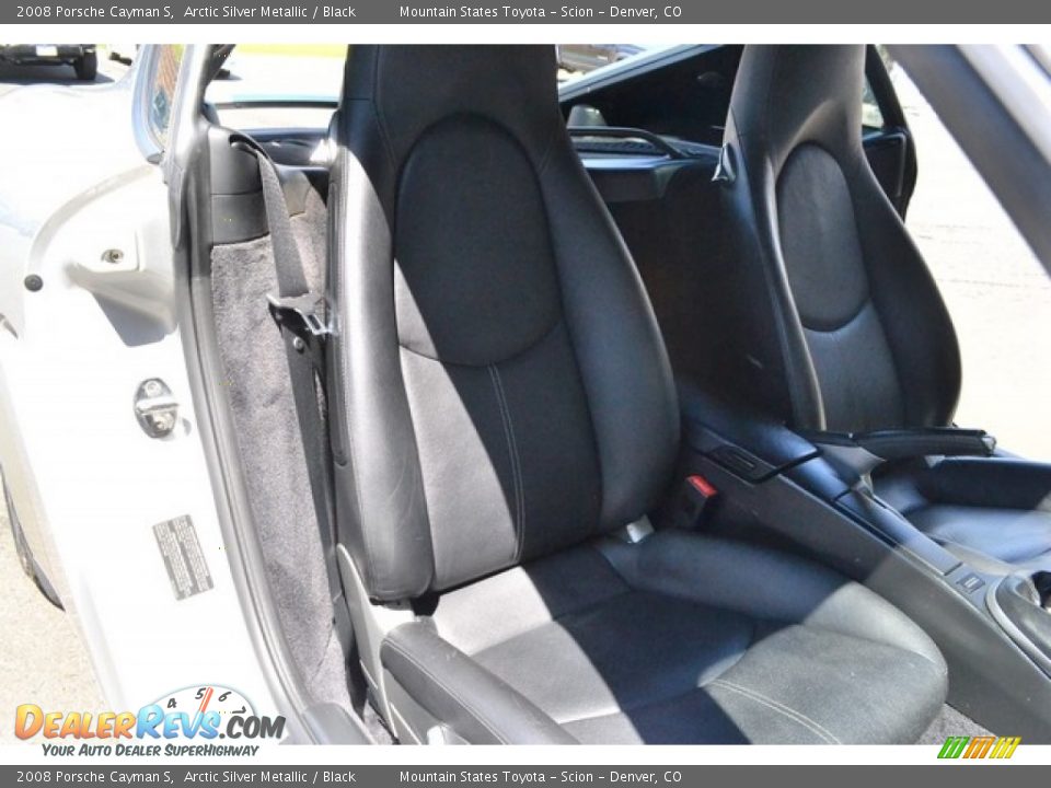 2008 Porsche Cayman S Arctic Silver Metallic / Black Photo #19