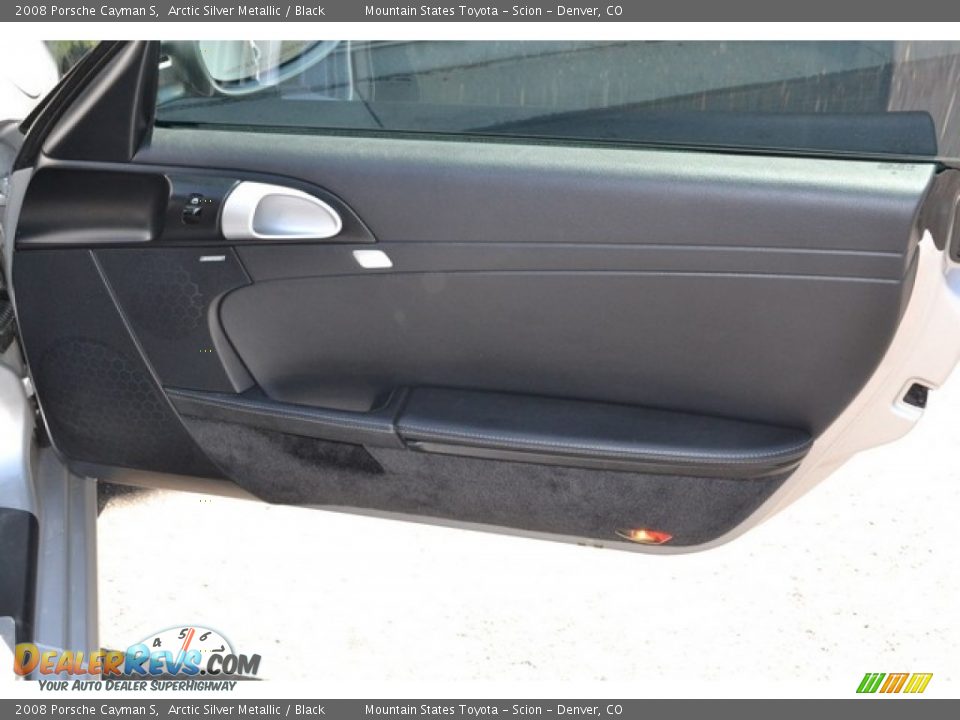 2008 Porsche Cayman S Arctic Silver Metallic / Black Photo #21
