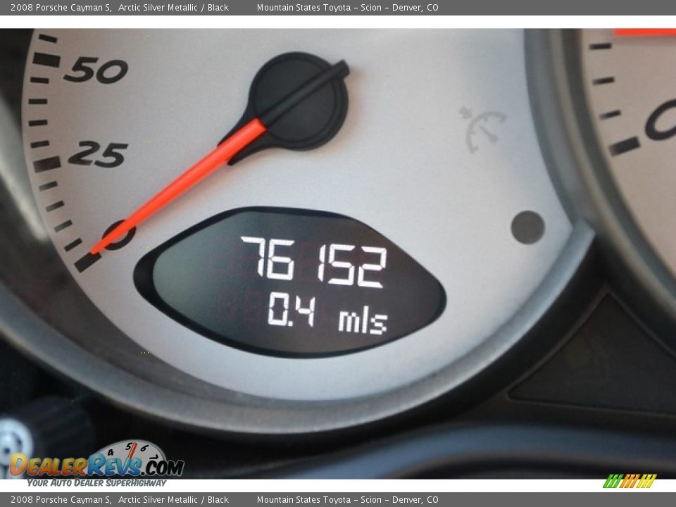 2008 Porsche Cayman S Arctic Silver Metallic / Black Photo #22