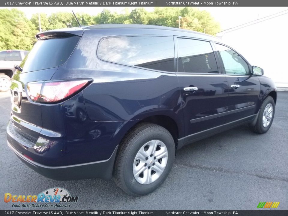 2017 Chevrolet Traverse LS AWD Blue Velvet Metallic / Dark Titanium/Light Titanium Photo #6