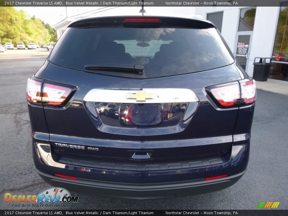 2017 Chevrolet Traverse LS AWD Blue Velvet Metallic / Dark Titanium/Light Titanium Photo #7