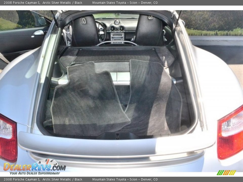 2008 Porsche Cayman S Arctic Silver Metallic / Black Photo #24