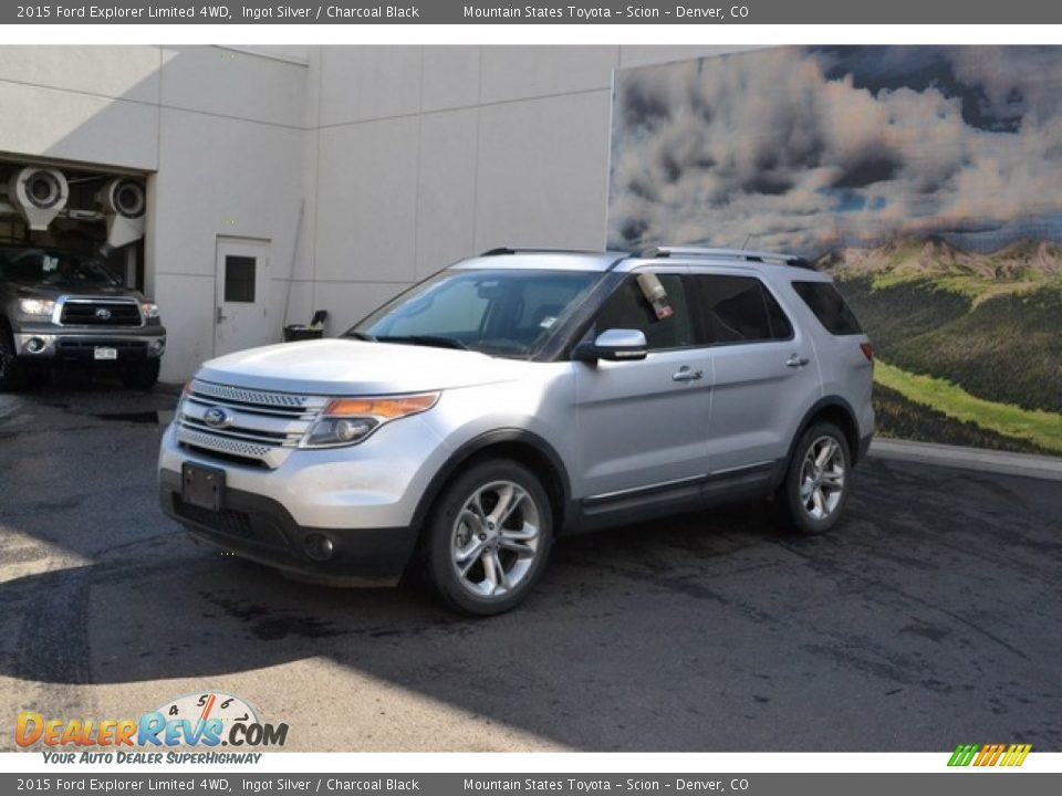 2015 Ford Explorer Limited 4WD Ingot Silver / Charcoal Black Photo #5