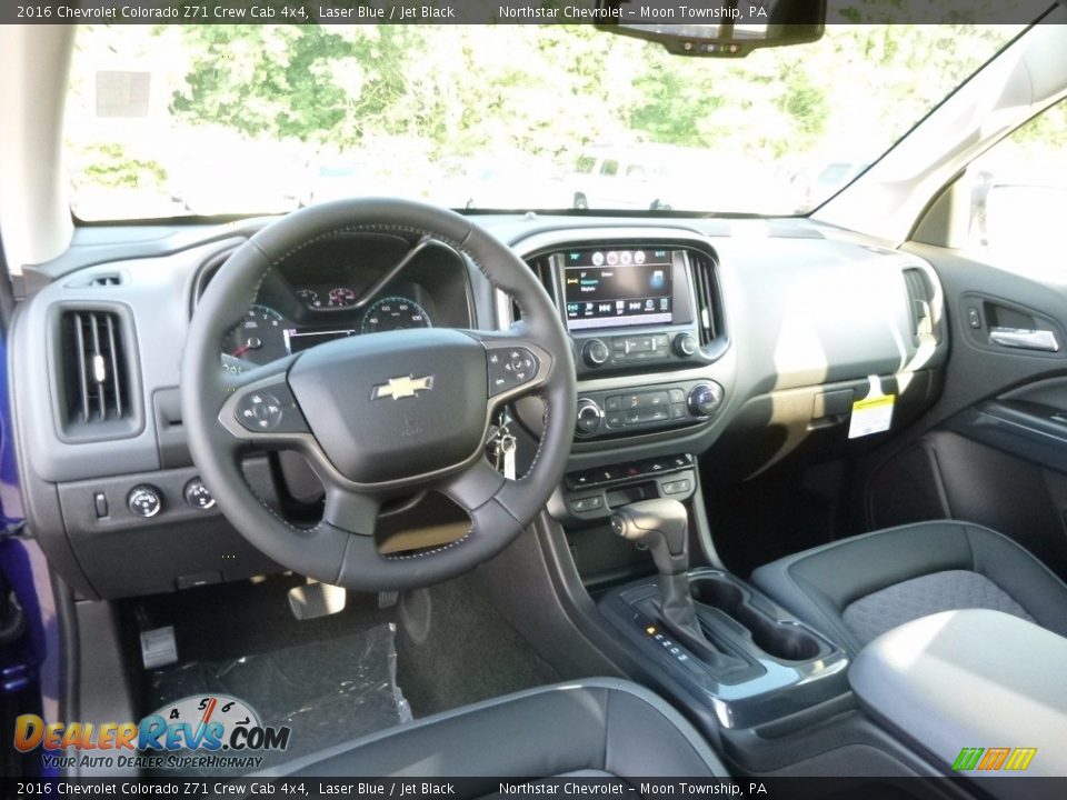 2016 Chevrolet Colorado Z71 Crew Cab 4x4 Laser Blue / Jet Black Photo #12