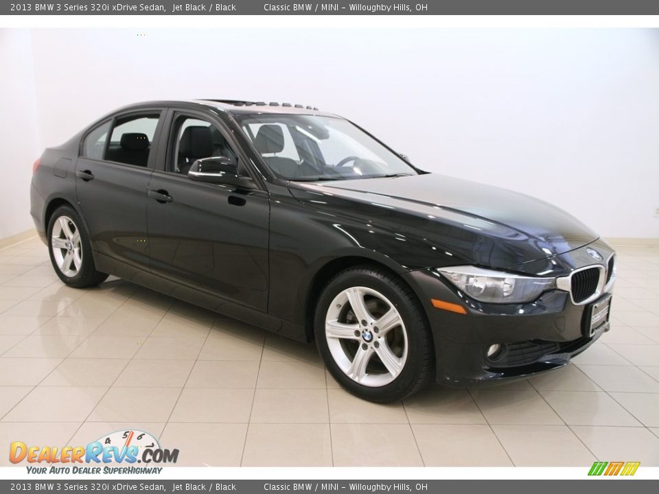 2013 BMW 3 Series 320i xDrive Sedan Jet Black / Black Photo #1