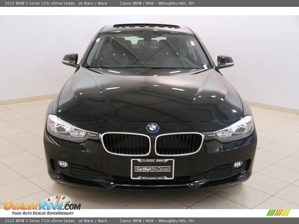 2013 BMW 3 Series 320i xDrive Sedan Jet Black / Black Photo #2