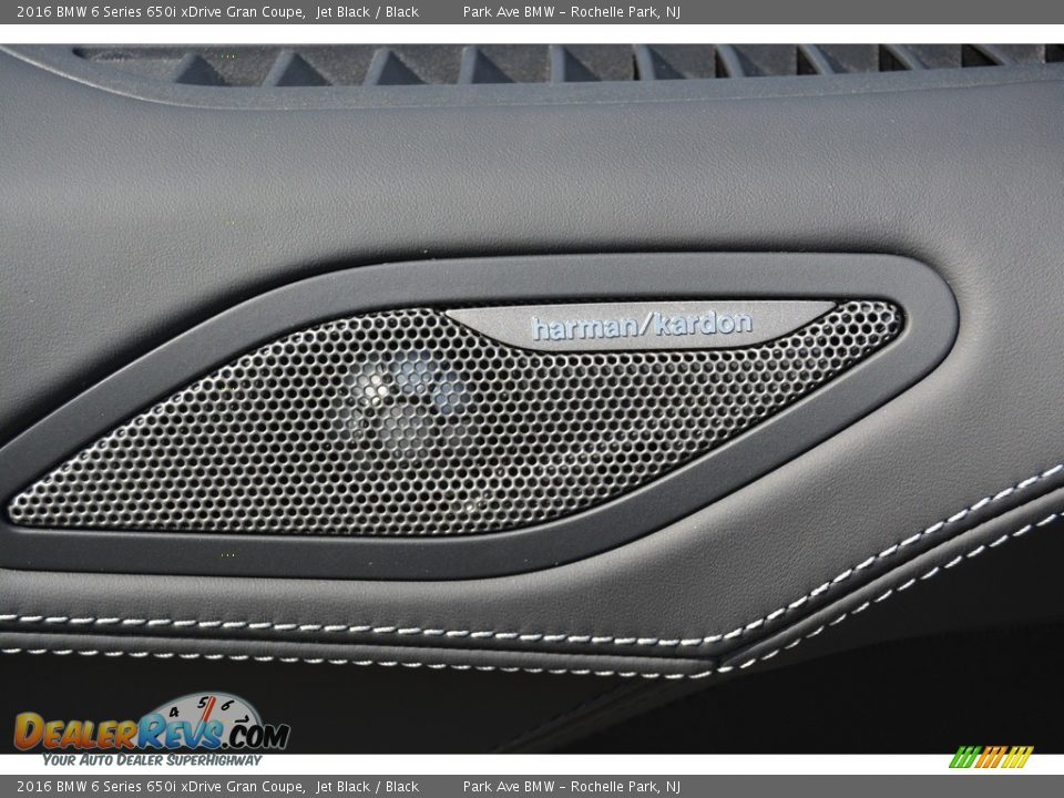2016 BMW 6 Series 650i xDrive Gran Coupe Jet Black / Black Photo #8