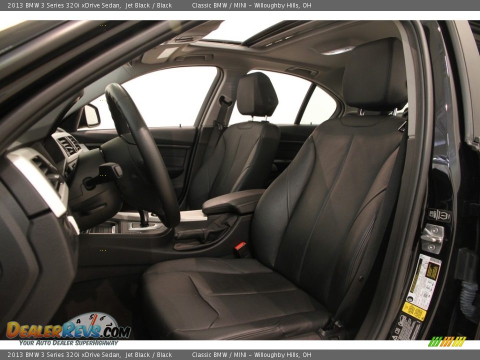 2013 BMW 3 Series 320i xDrive Sedan Jet Black / Black Photo #5