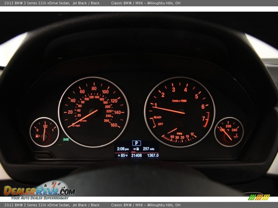 2013 BMW 3 Series 320i xDrive Sedan Jet Black / Black Photo #8