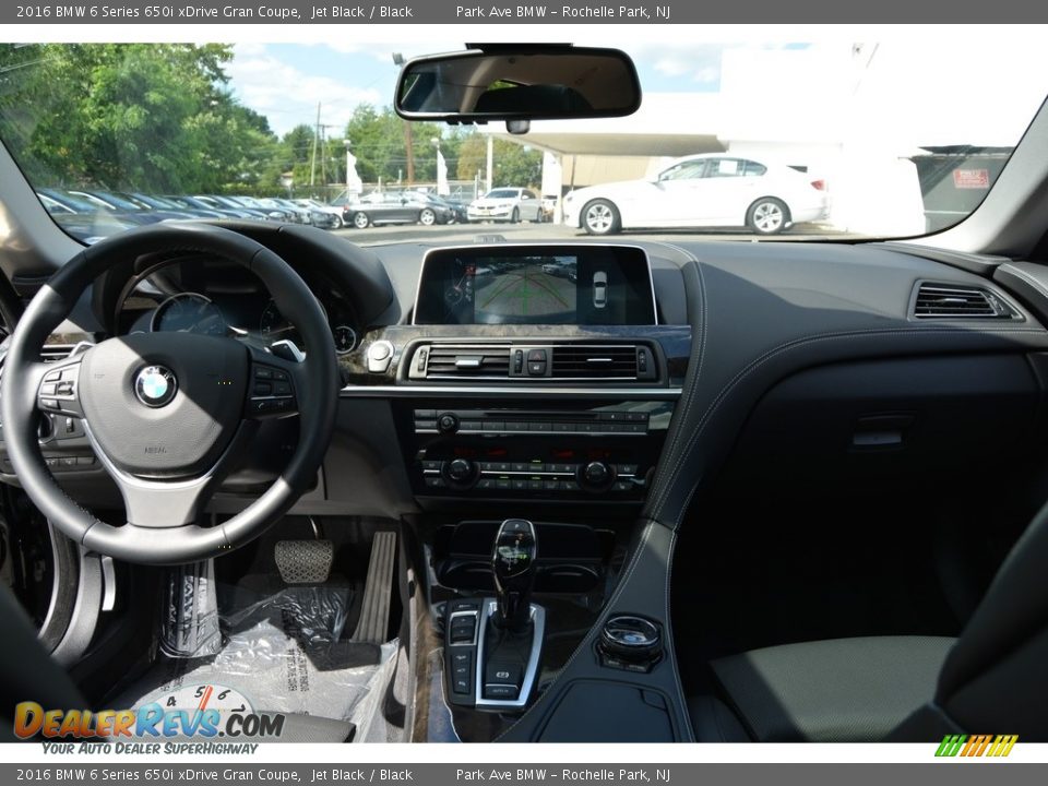 2016 BMW 6 Series 650i xDrive Gran Coupe Jet Black / Black Photo #14